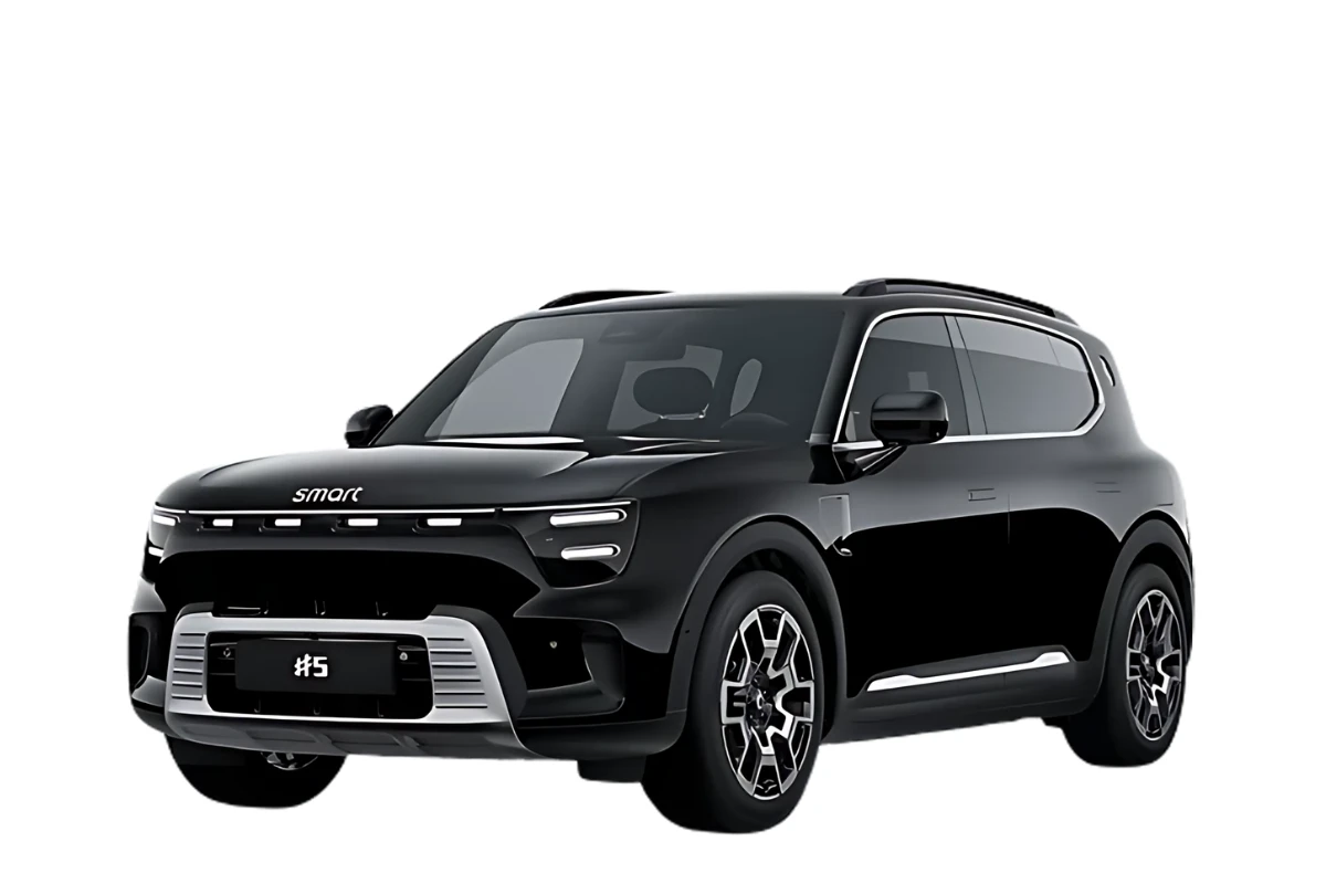 2025 Smart #5 Meta Black Metallic - Eclipse Black kleur
