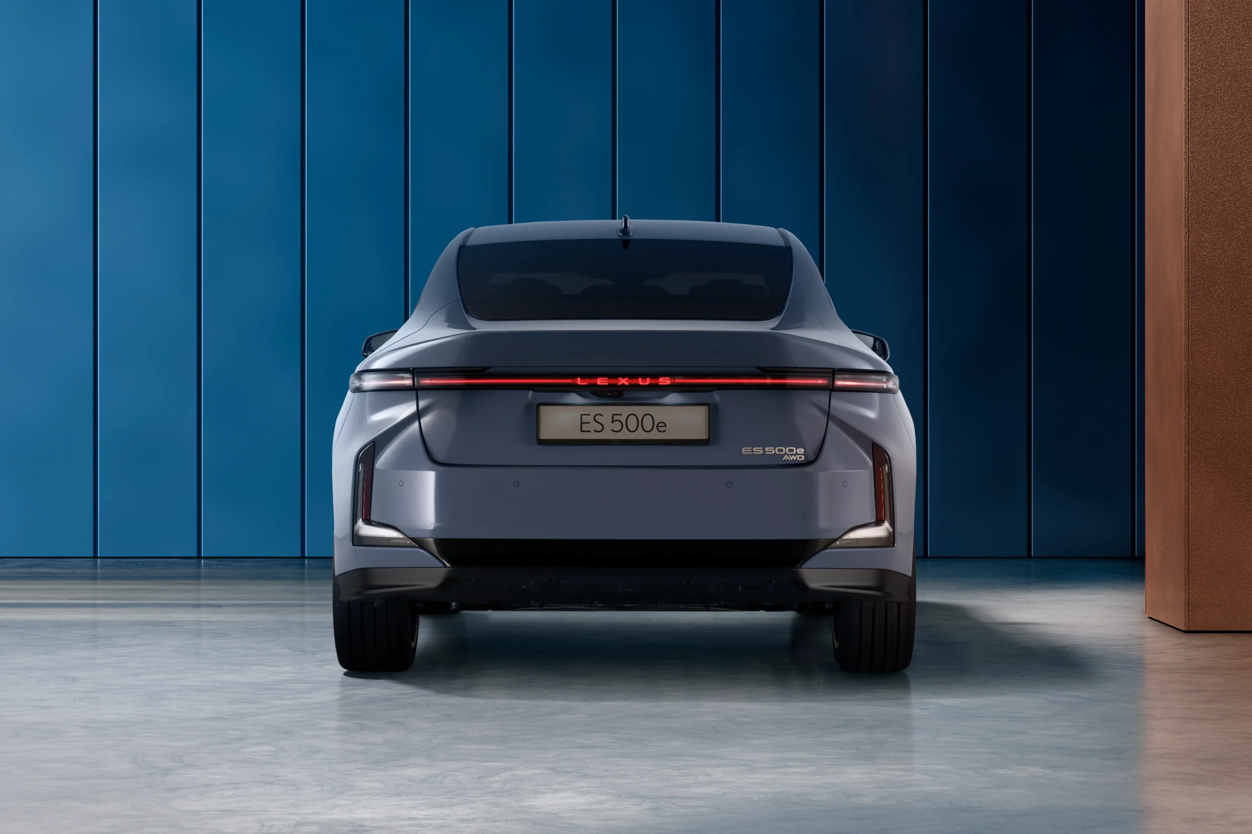 2026 Lexus ES 500e Achterkant Ontwerp