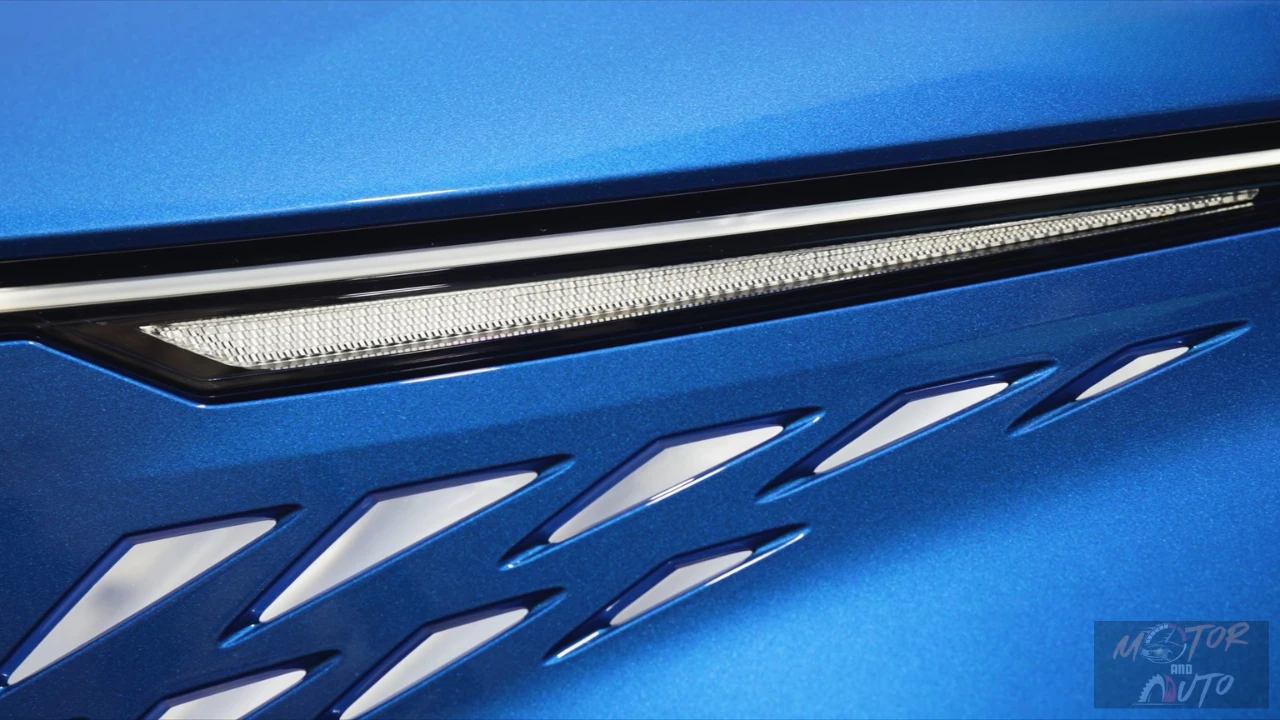 Alpine A390 Front LED DRL's van dichtbij