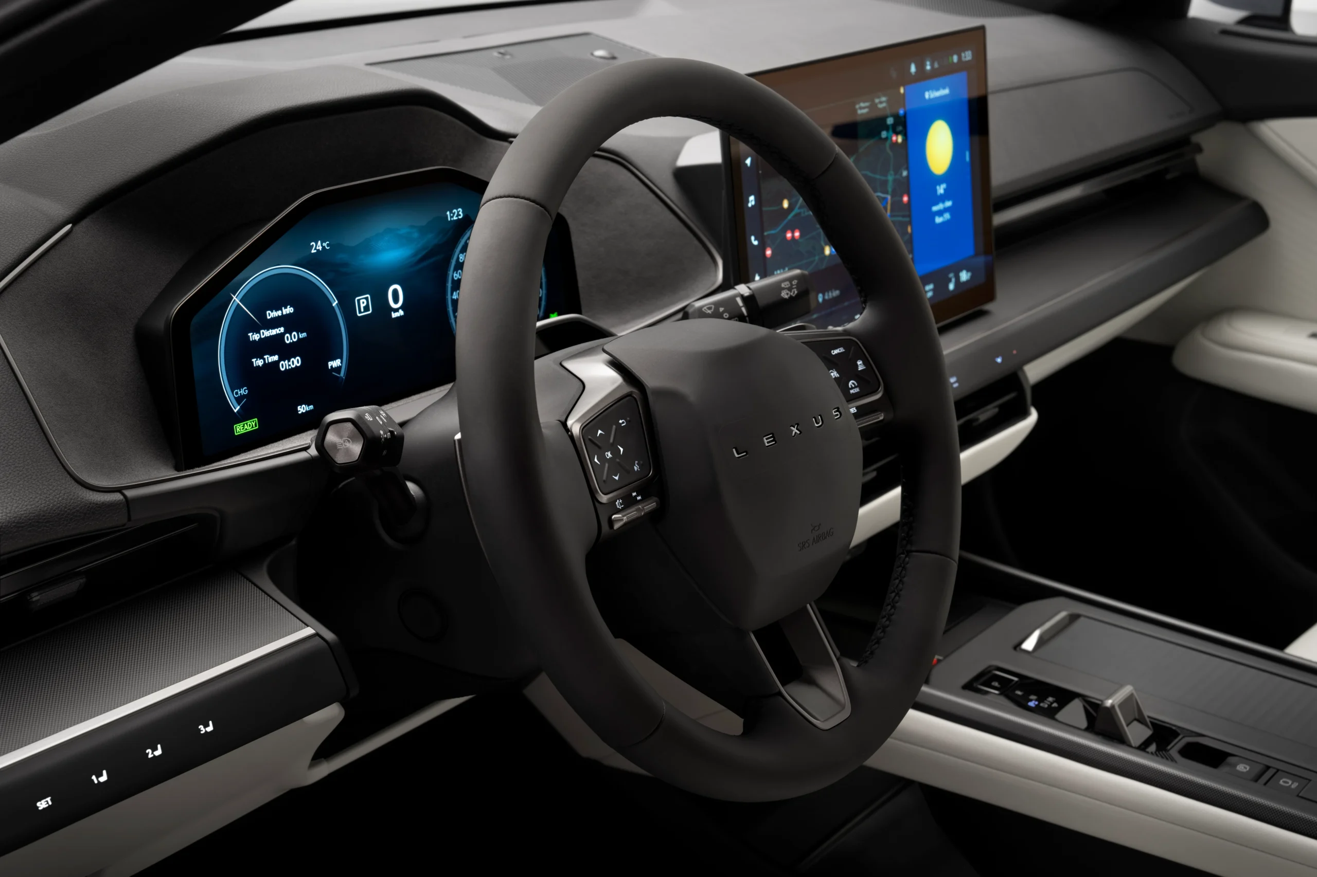 Lexus ES Elektrisch Stuurwiel en Digitale Instrumenten