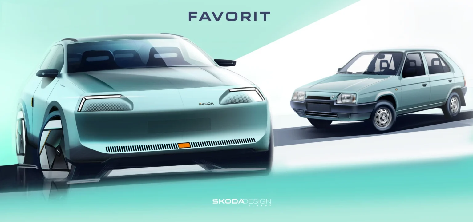 Škoda Favorit Ontwerp Evolutie - Van 1987 tot Elektrische Toekomst