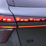 2025 Audi Q3 OLED Achterlicht Detail - Geavanceerde Licht Signaturen
