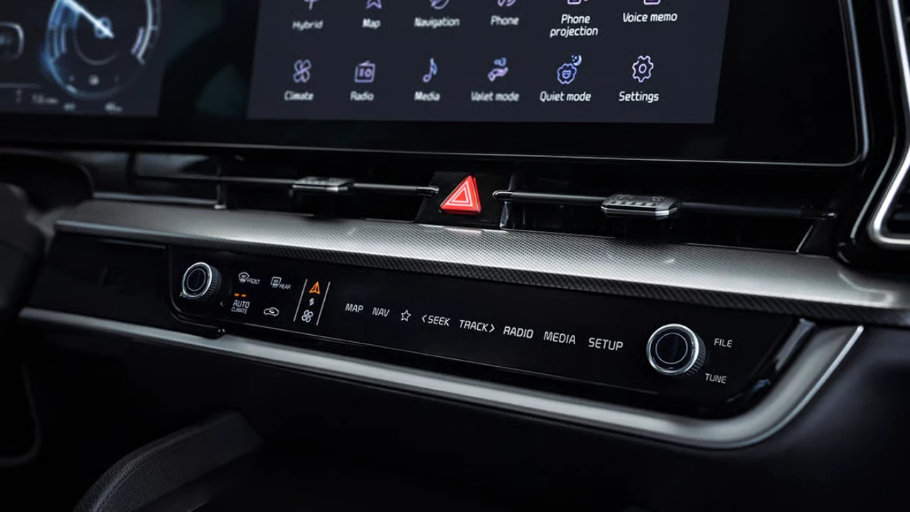 2025 Kia Sportage Hybrid 12,3-inch Infotainment Systeem Functies