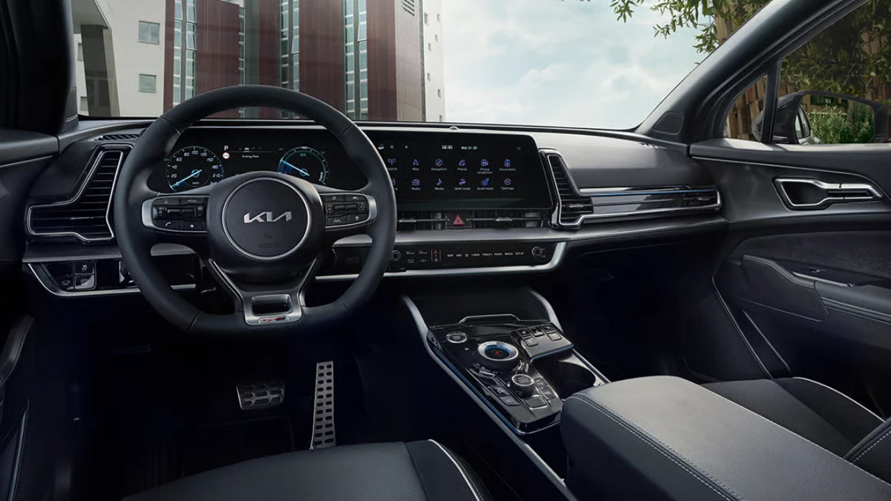 2025 Kia Sportage Hybrid Modern Interieur Dashboard en Technologie
