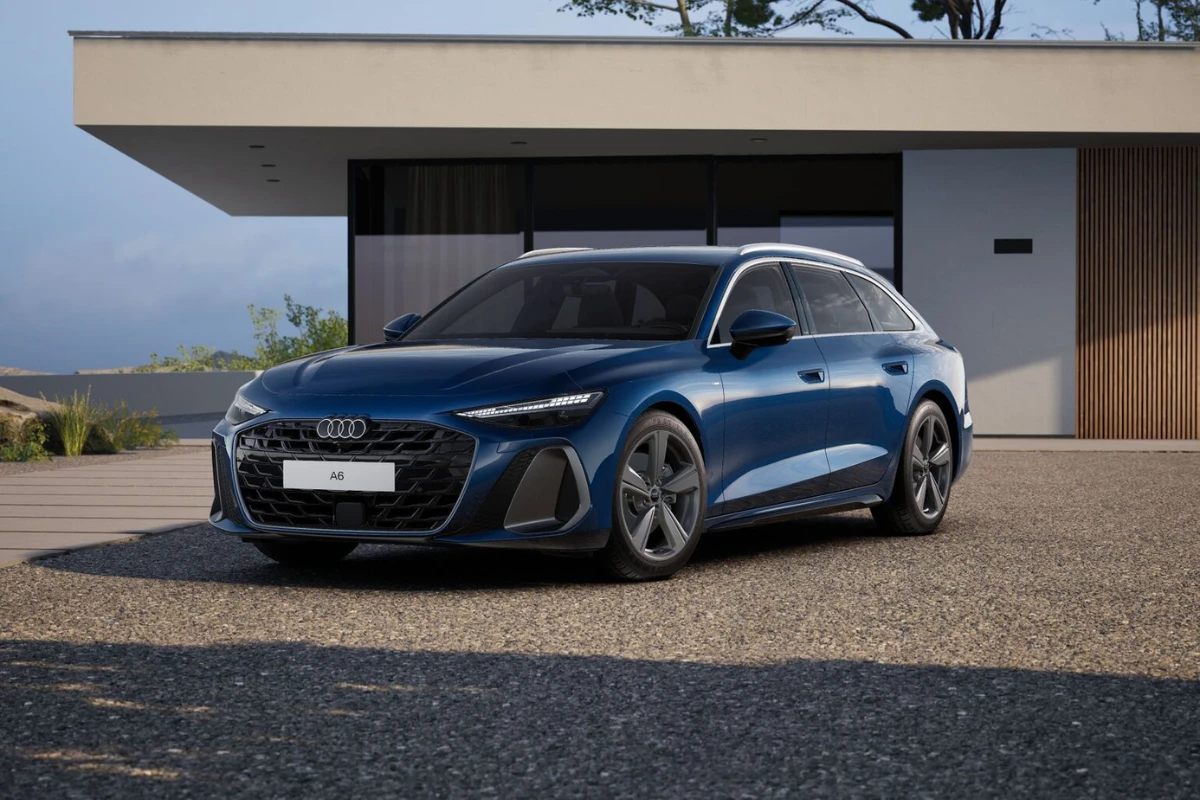 2026 Audi A6 Ascariblauw metallic kleur