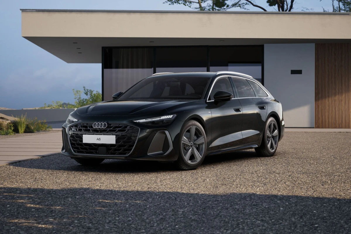 2026 Audi A6 Middernachtgroen metallic kleur
