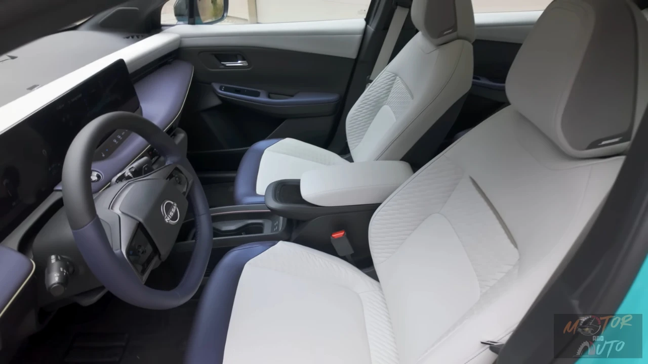 2026 Nissan Leaf Voorstoelen met TailorFit Duurzaam Materiaal