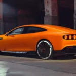 Mercedes-AMG GT XX Concept Achter Profiel met Ronde Achterlichten en AMG Branding