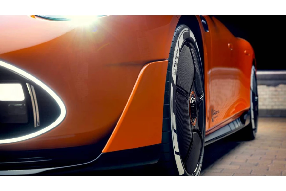 Mercedes-AMG GT XX Concept Actieve Aerodynamische Wiel met Koolstofvezel Bladen