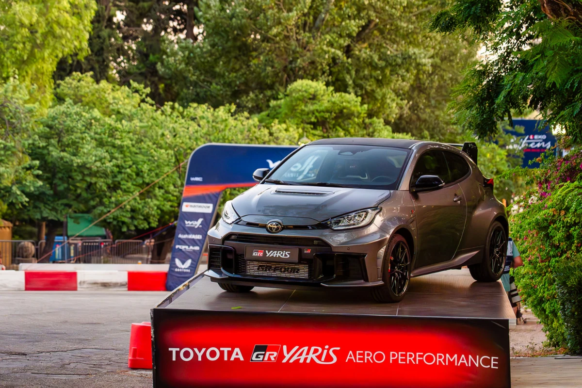 Toyota GR Yaris Aero Performance Gepresenteerd bij WRC Acropolis Rally Evenement