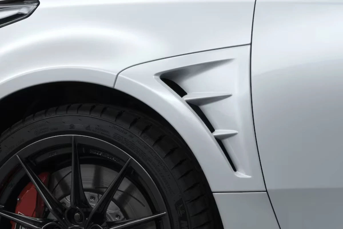 Toyota GR Yaris Aero Performance Spatbord Opening Aerodynamische Verbetering