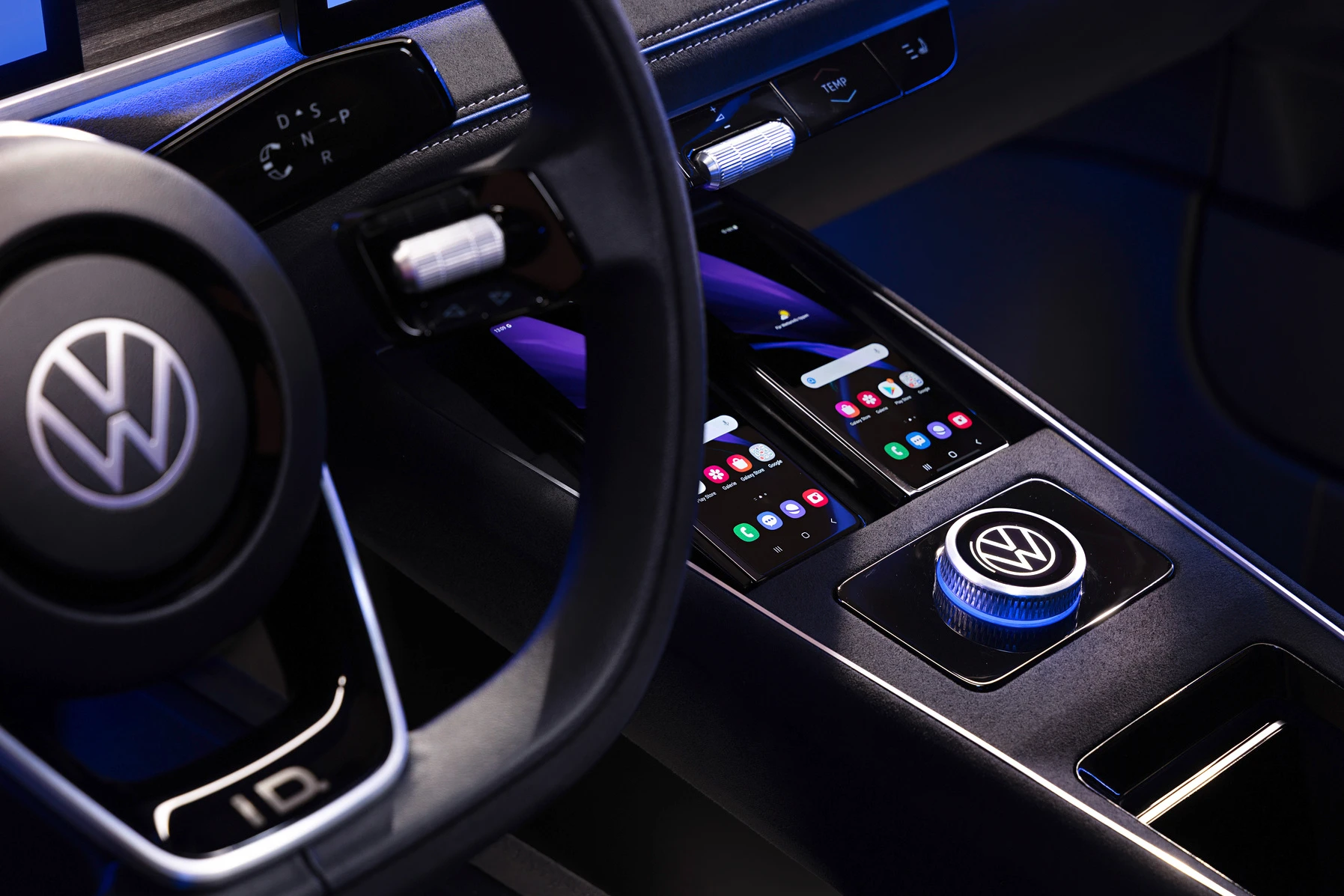 Volkswagen ID.2all Concept - Center Console and Control Interface Detail