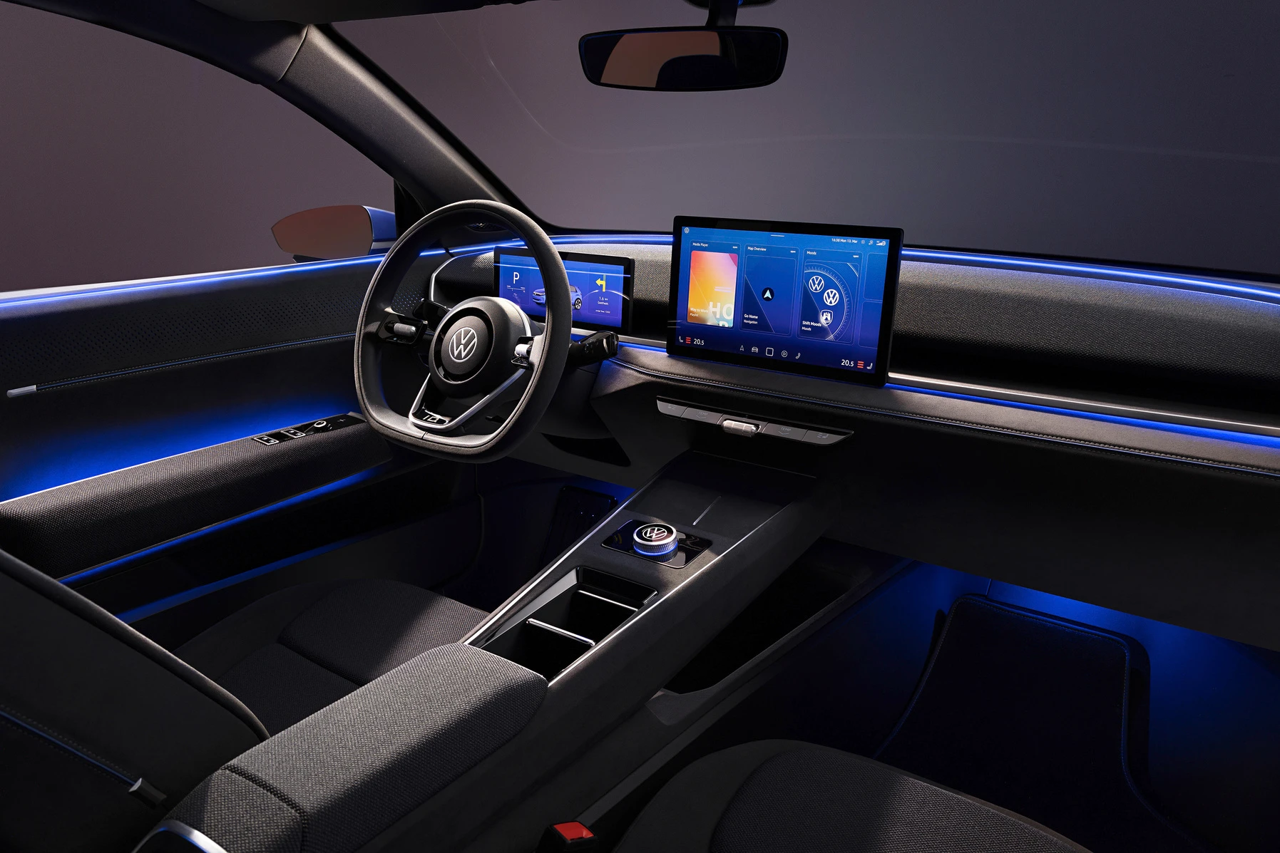 Volkswagen ID.2all Concept Interieur - Digitaal Dashboard en Cockpit Ontwerp