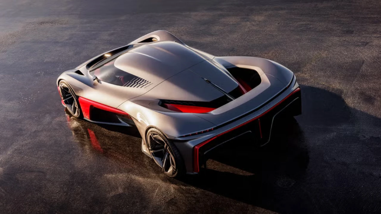 2025 California Corvette Concept - Achter Aerodynamisch Design en Twee-Kleurige Lak