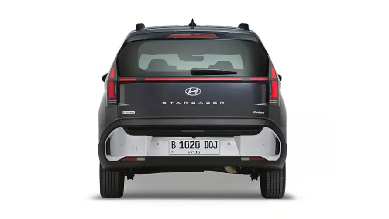 2025 Hyundai Stargazer Achterontwerp - H-Vormige LED Achterlicht Signatuur
