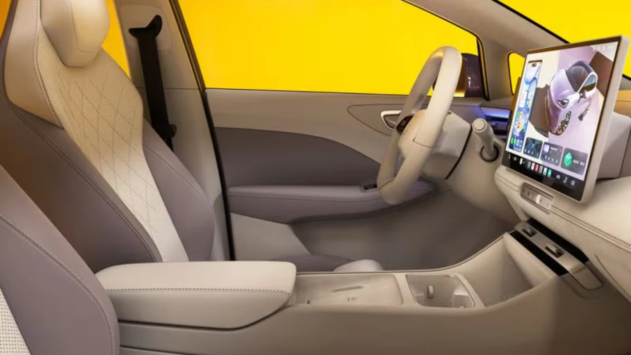 2025 MG 4 Electric Passagiers Interieur met Herontworpen Ventilatiesysteem