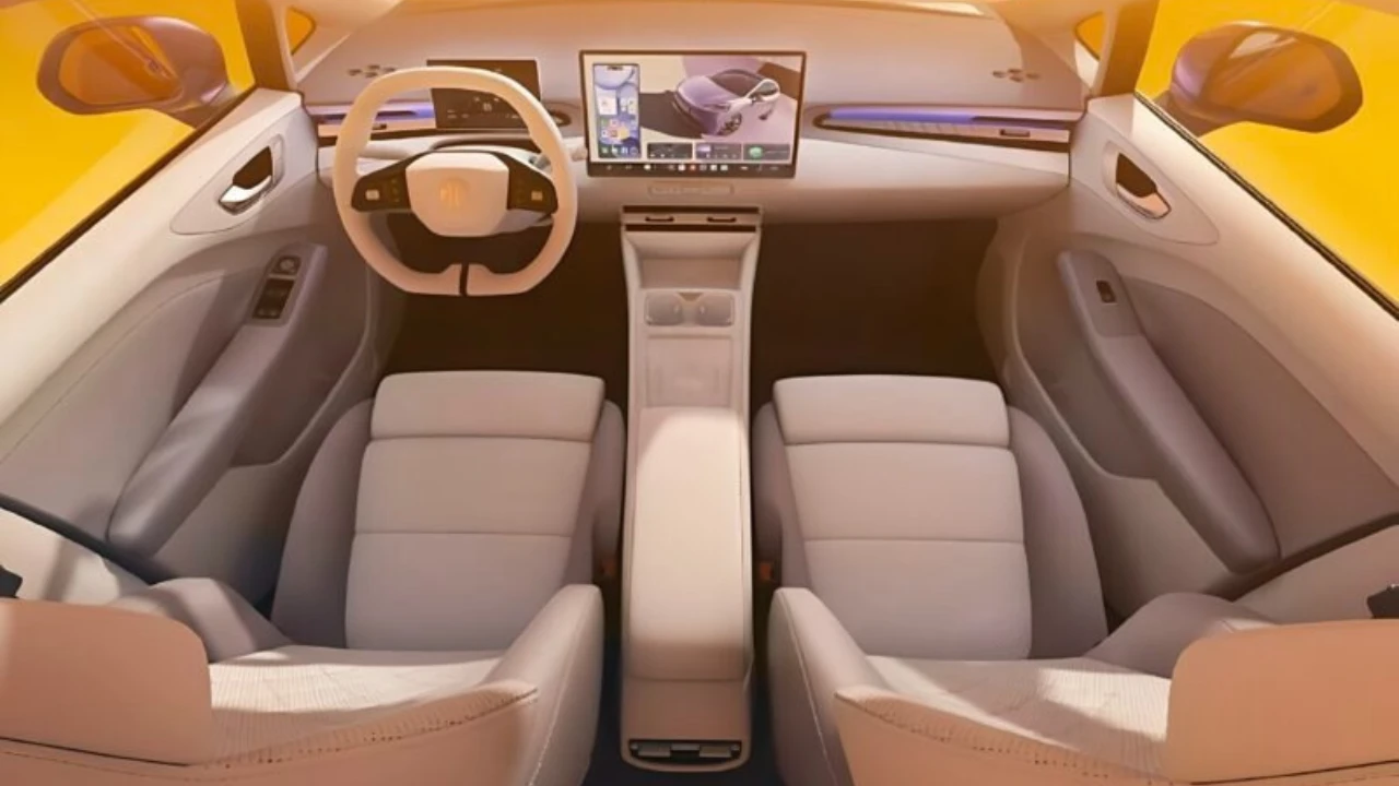 2025 MG 4 Electric Voorinterieur met Verbonden Middenconsole Ontwerp