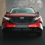2026 Mazda CX-5 Compleet Vooraanzicht in Prachtige Soul Red Crystal