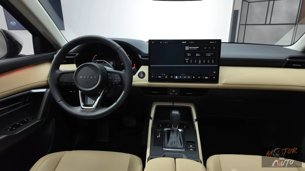 2026 Mazda CX-5 Volledig Interieur Perspectief met Moderne Technologie