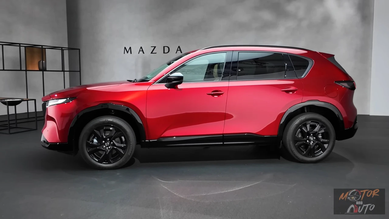 2026 Mazda CX-5 Zijprofiel met Geëvolueerde KODO Ontwerptaal