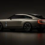 Bentley EXP 15 Drie-Kwart Achter Profiel met Fastback Ontwerp