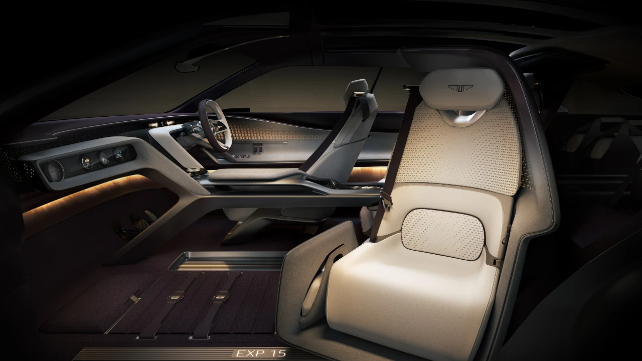 Bentley EXP 15 Flexibele Luxe Zitconfiguratie