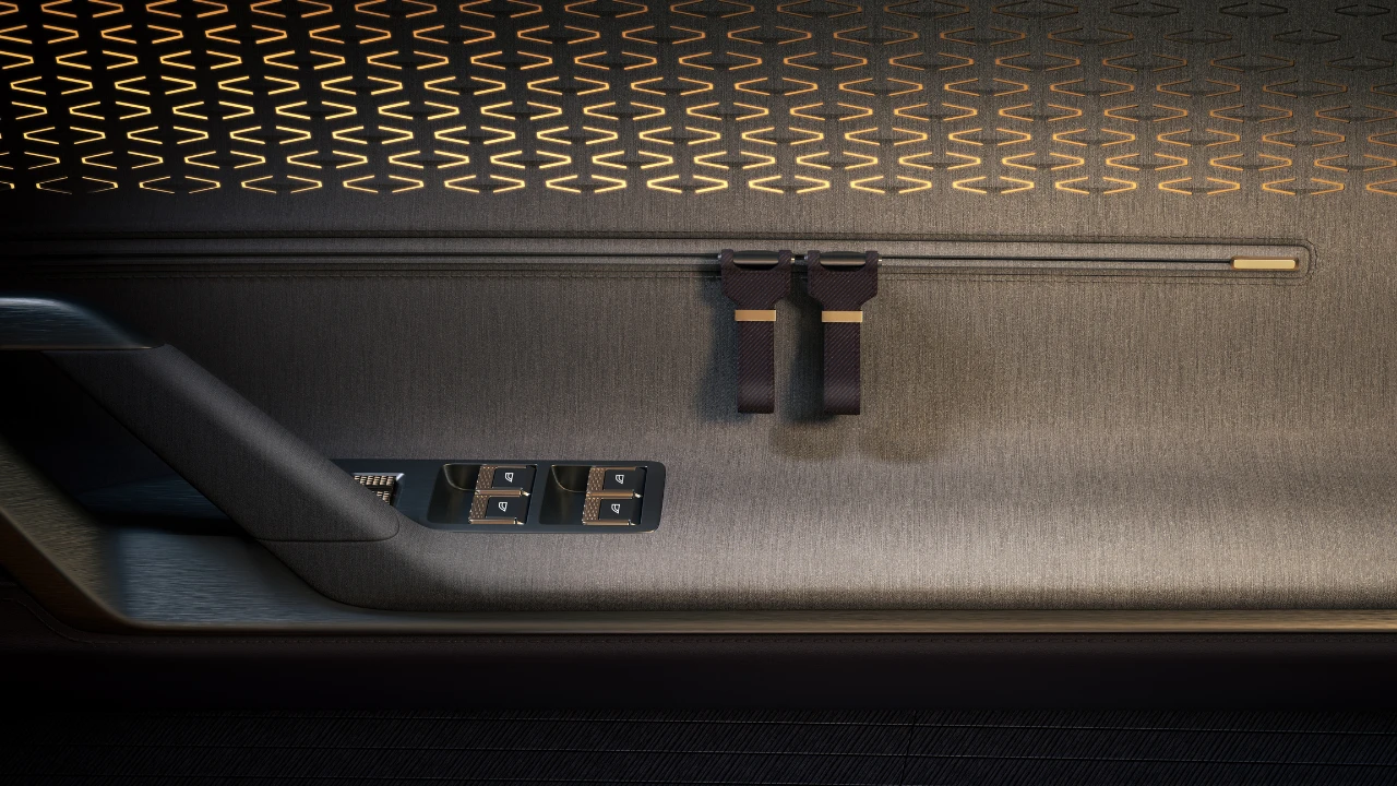 Bentley EXP 15 Signature Diamond Quilting op deurpanelen