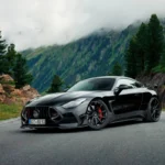 Brabus 1000 Lage Hoek Zijprofiel Berg Omgeving