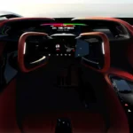California Corvette Concept Dashboard - Augmented Reality HUD en Yoke Bediening