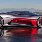 California Corvette Concept Meer Zijde - Twee-Kleurig Design met Berg Reflectie