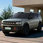 Ford Bronco New Energy Elektrische SUV Vooraanzicht met Modern Ontwerp