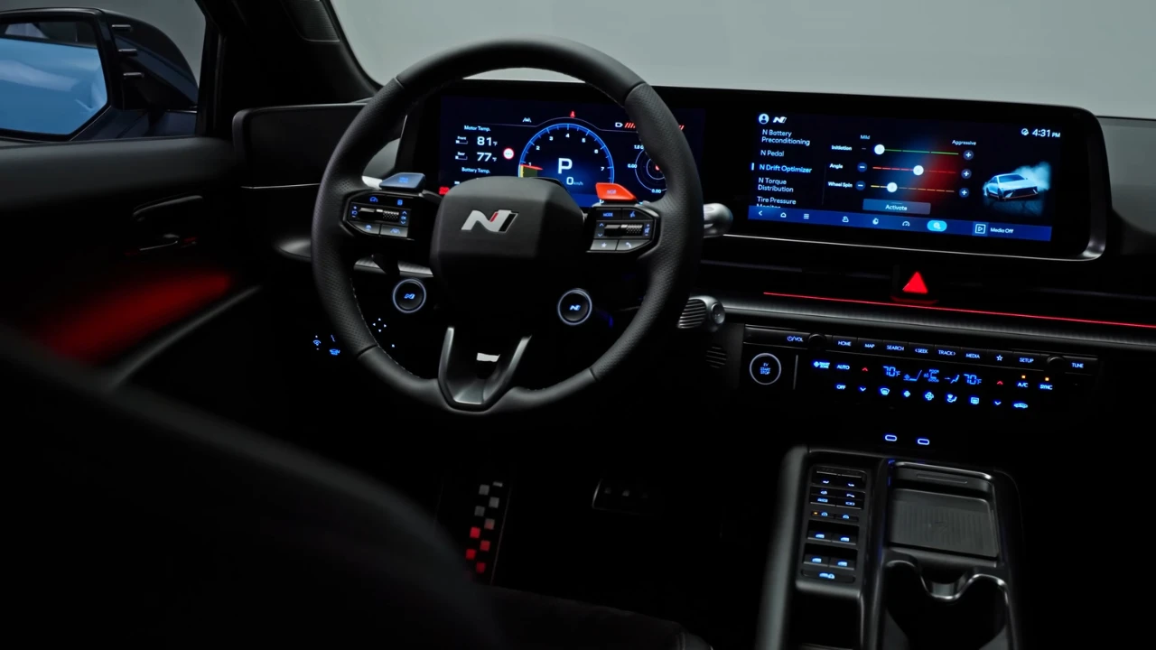 Hyundai Ioniq 6 N Compleet Interieur Layout - Prestatie Technologie Integratie