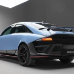 Hyundai Ioniq 6 N Driekwart Achteraanzicht - Aerodynamisch Prestatie Pakket