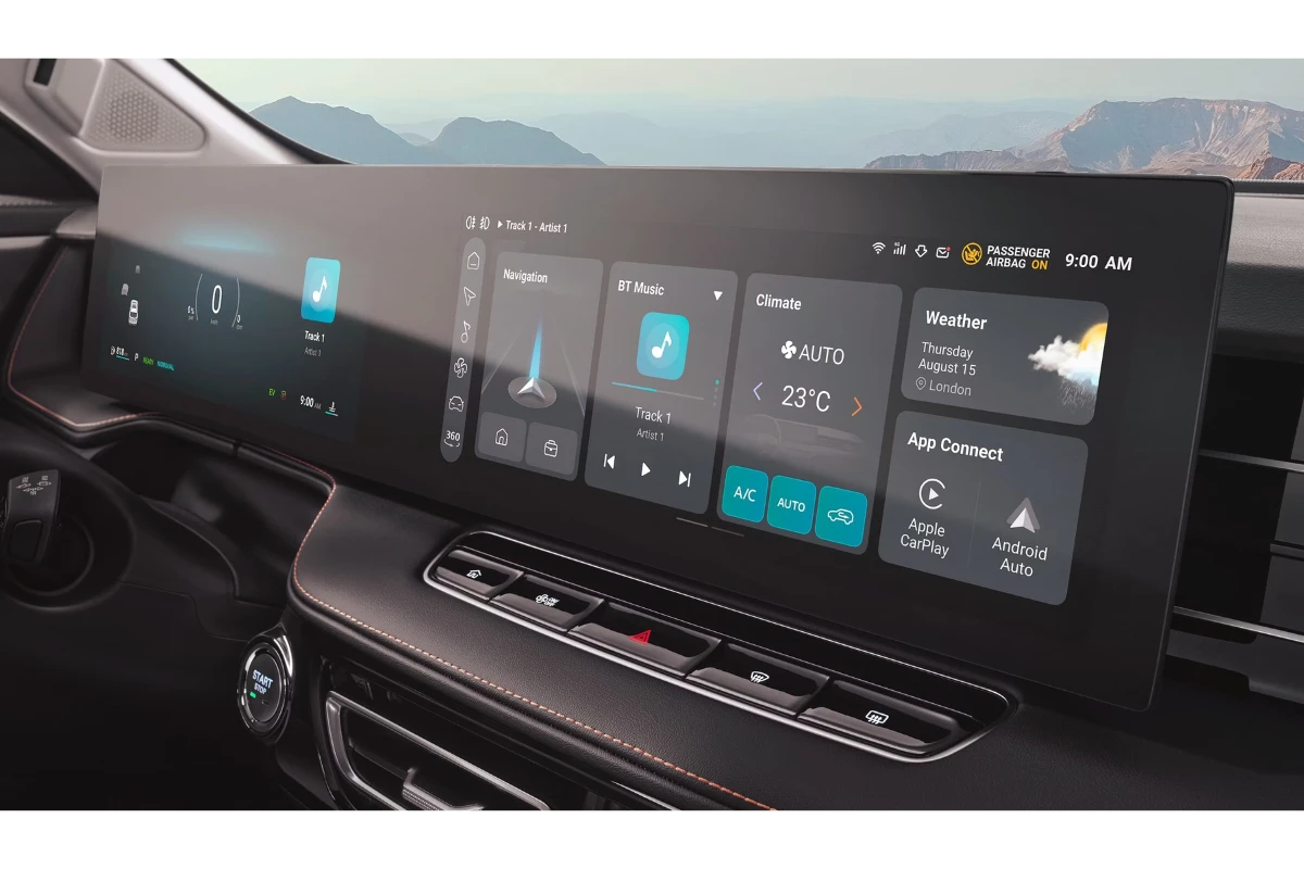 MG HS Hybrid+ Premium Dashboard met Dubbele 12,3-Inch Display Technologie