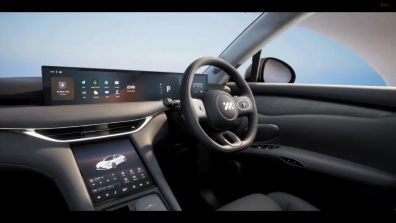MG IM Interieur met Revolutionaire Dual-Scherm Technologie Setup