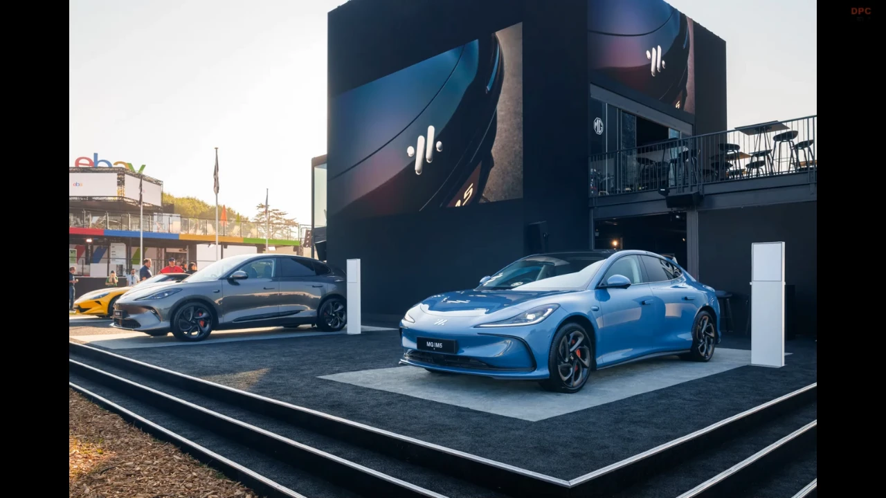 MG IM5 Sedan en IM6 SUV Gezamenlijke Tentoonstelling Display