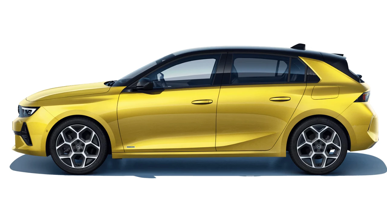 Opel Astra Plug-in Hybrid 2025 Compleet Zijprofiel