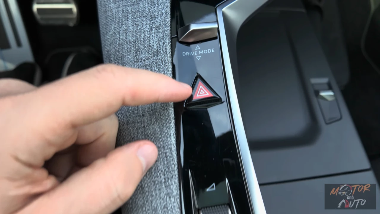 2025 Peugeot 5008 Waarschuwingsknipperlicht en Rijmodus Bediening