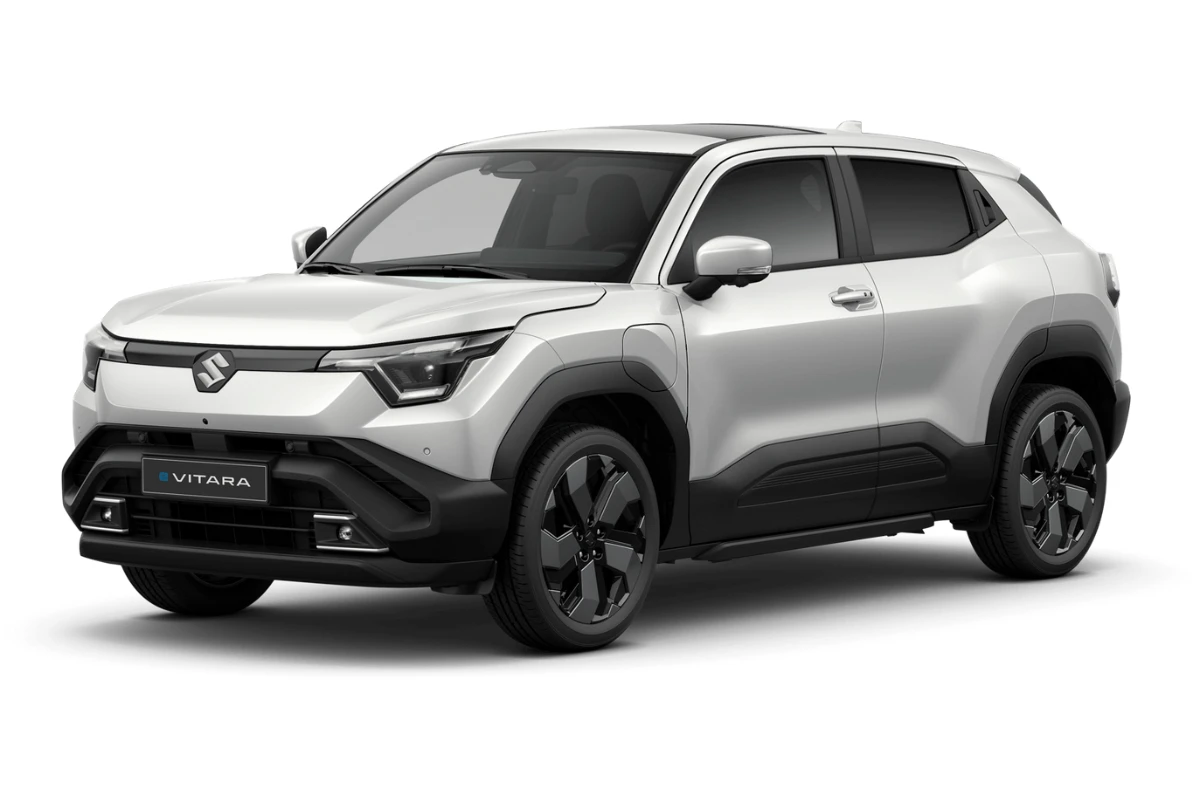 2025 Suzuki e Vitara Arctic White Pearl kleur
