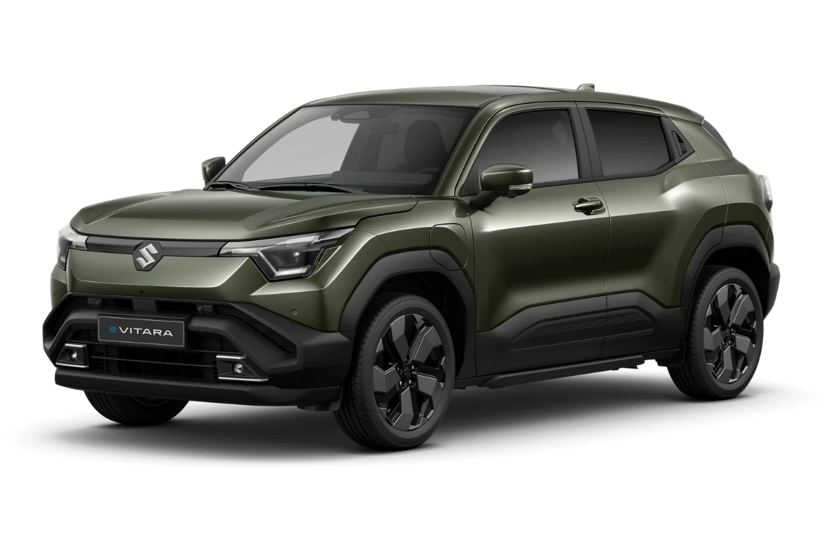 2025 Suzuki e Vitara Land Breeze Green Pearl Metalic kleur