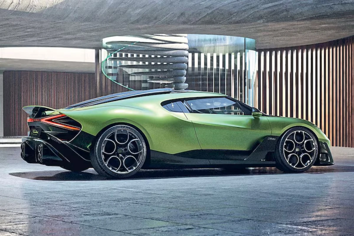 Bugatti Brouillard Achteraanzicht - X-Vormige LED Achterlichten en Quad Uitlaatsysteem