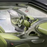 Bugatti Brouillard Compleet Interieur - Groen Leer en Carbon Fiber Luxe