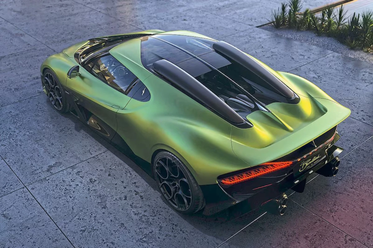 Bugatti Brouillard Luchtfoto - Dakontwerp en Aerodynamische Elementen