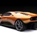 Garagisti & Co GP1 Oranje Livery Achter Driekwart met Aerodynamica