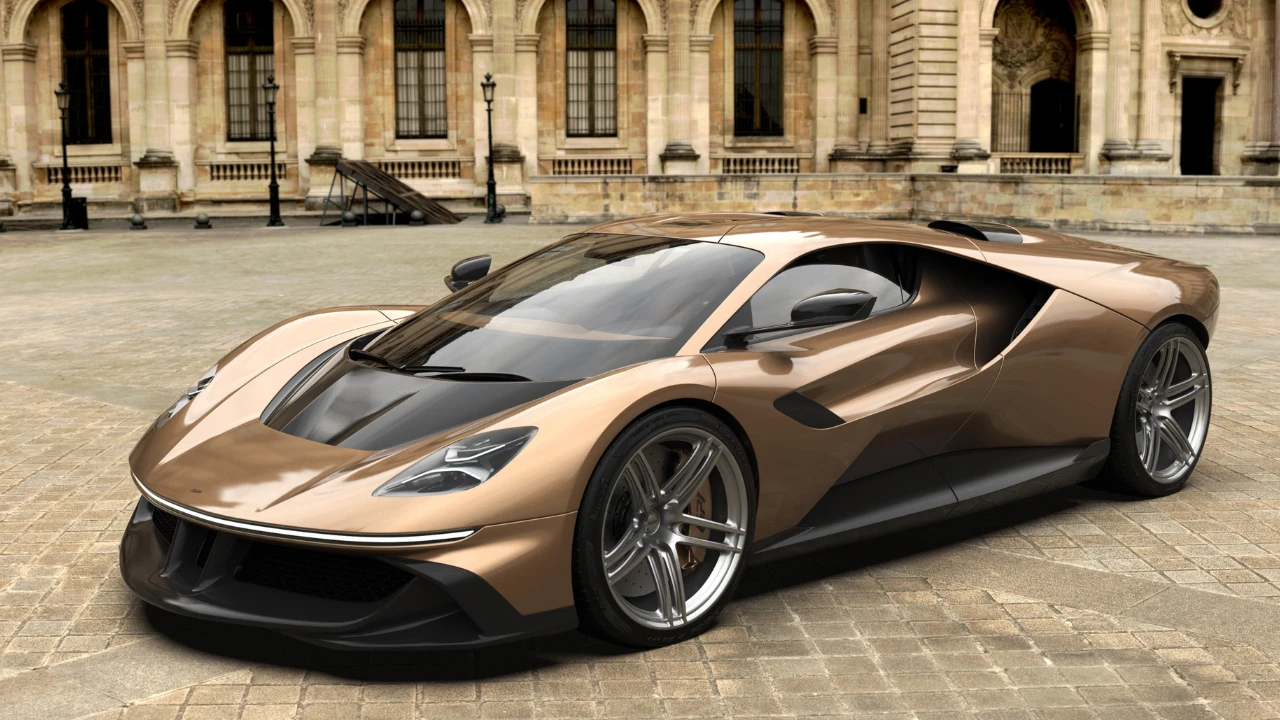 Garagisti & Co GP1 Voor Driekwart Aanzicht in Brons Metallic