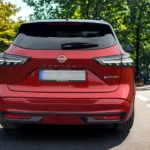 Nissan Qashqai 2025 Achter Driekwart met LED-Achterlichten