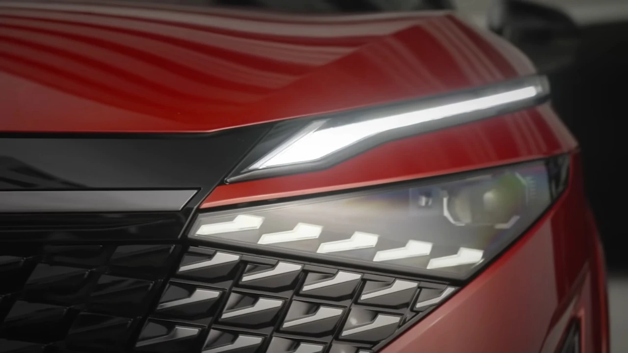 Nissan Qashqai 2025 LED-Koplamp Detail