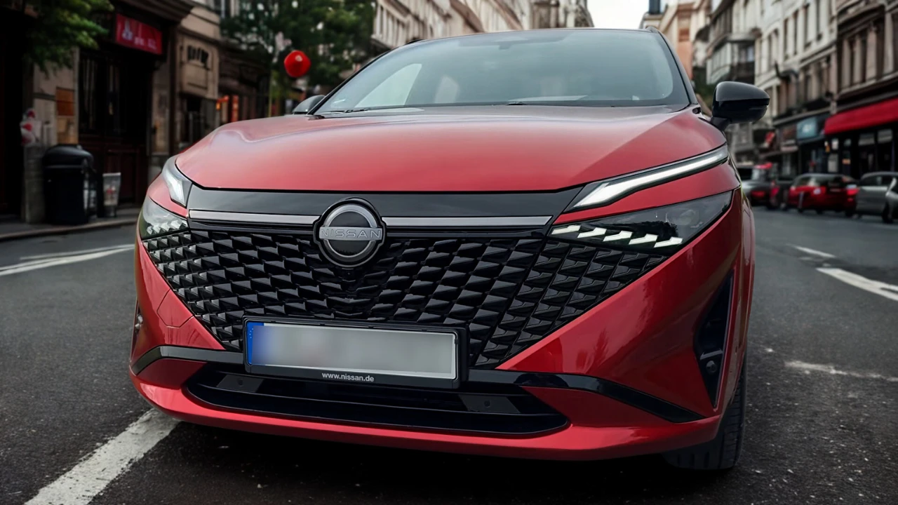 Nissan Qashqai 2025 V-Motion Grille Vooraanzicht