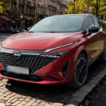 Nissan Qashqai 2025 Vooraanzicht Driekwart