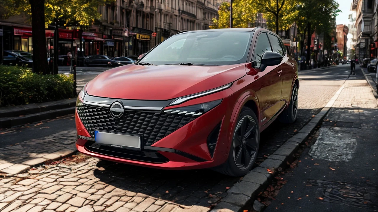 Nissan Qashqai 2025 Vooraanzicht Driekwart